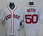 Boston Red Sox #50 Mookie Betts White New Cool Base Stitched MLB Jersey,baseball caps,new era cap wholesale,wholesale hats